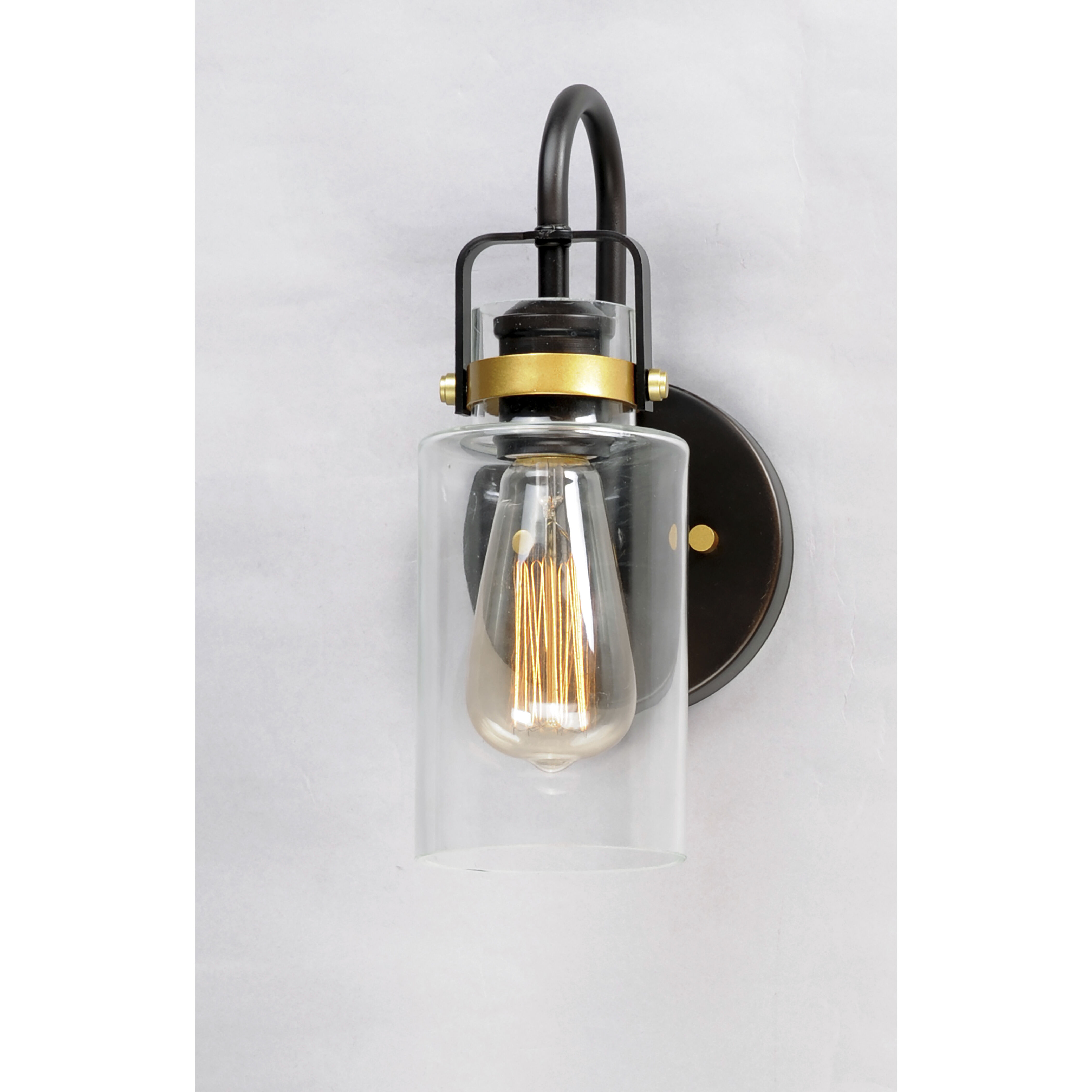 Magnolia 1 Light 5 inch Bronze/Gold Wall Sconce Wall Light