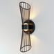 Zeta LED 4.75 inch Black Wall Sconce Wall Light