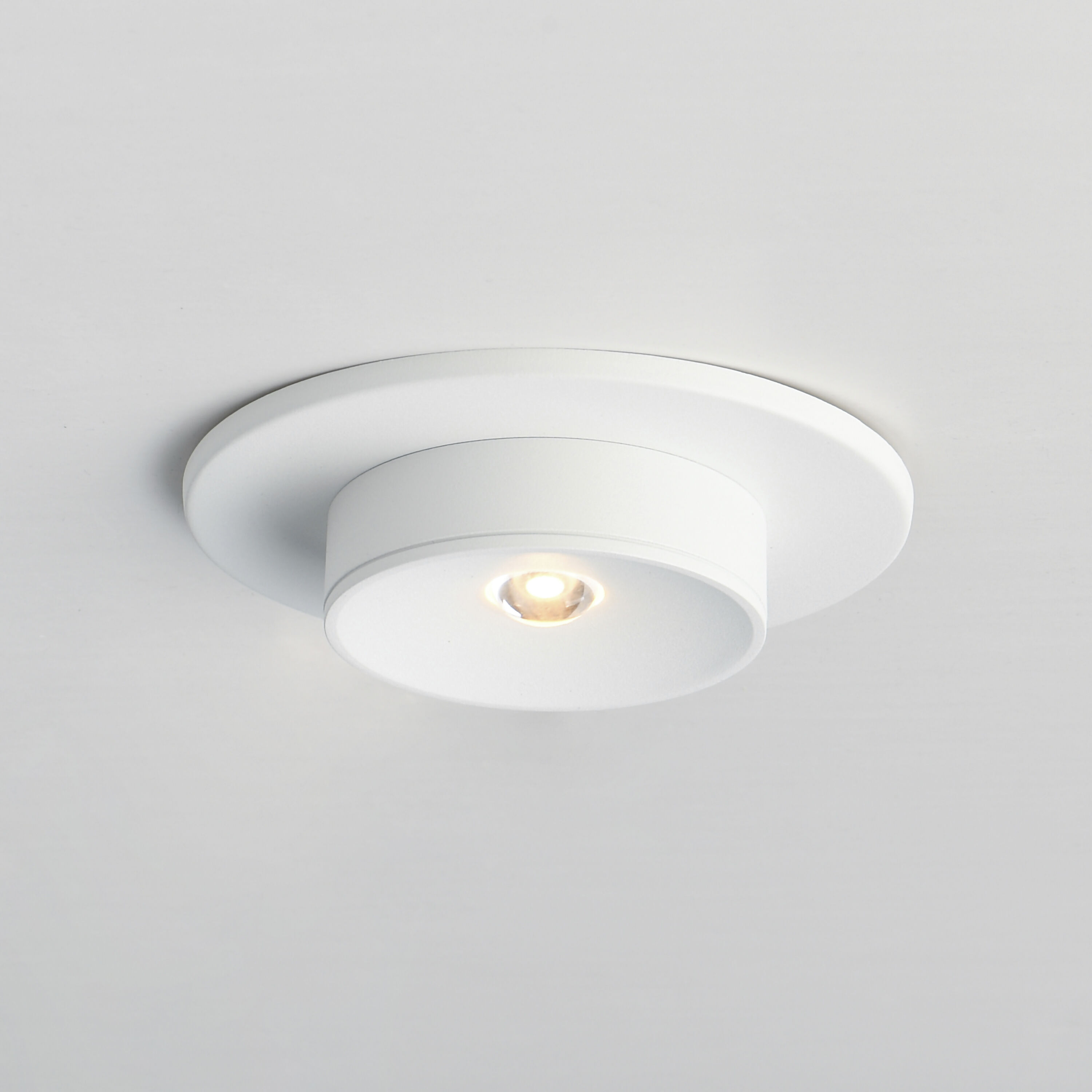 Caldera LED 5.25 inch White Semi-Flush Mount Ceiling Light