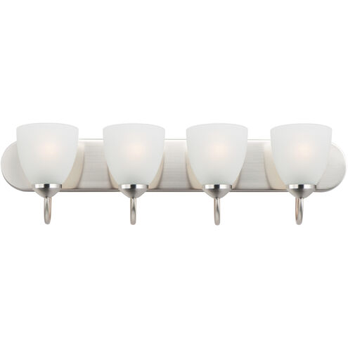 Axis 4 Light 30 inch Polished Chrome Bath Vanity Wall Light