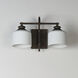 Bisque 2 Light 16 inch Oil Rubbed Bronze Wall Sconce Wall Light