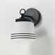 Eureka 1 Light 6 inch Black Wall Sconce Wall Light