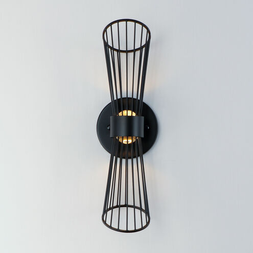 Zeta LED 5 inch Black Wall Sconce Wall Light