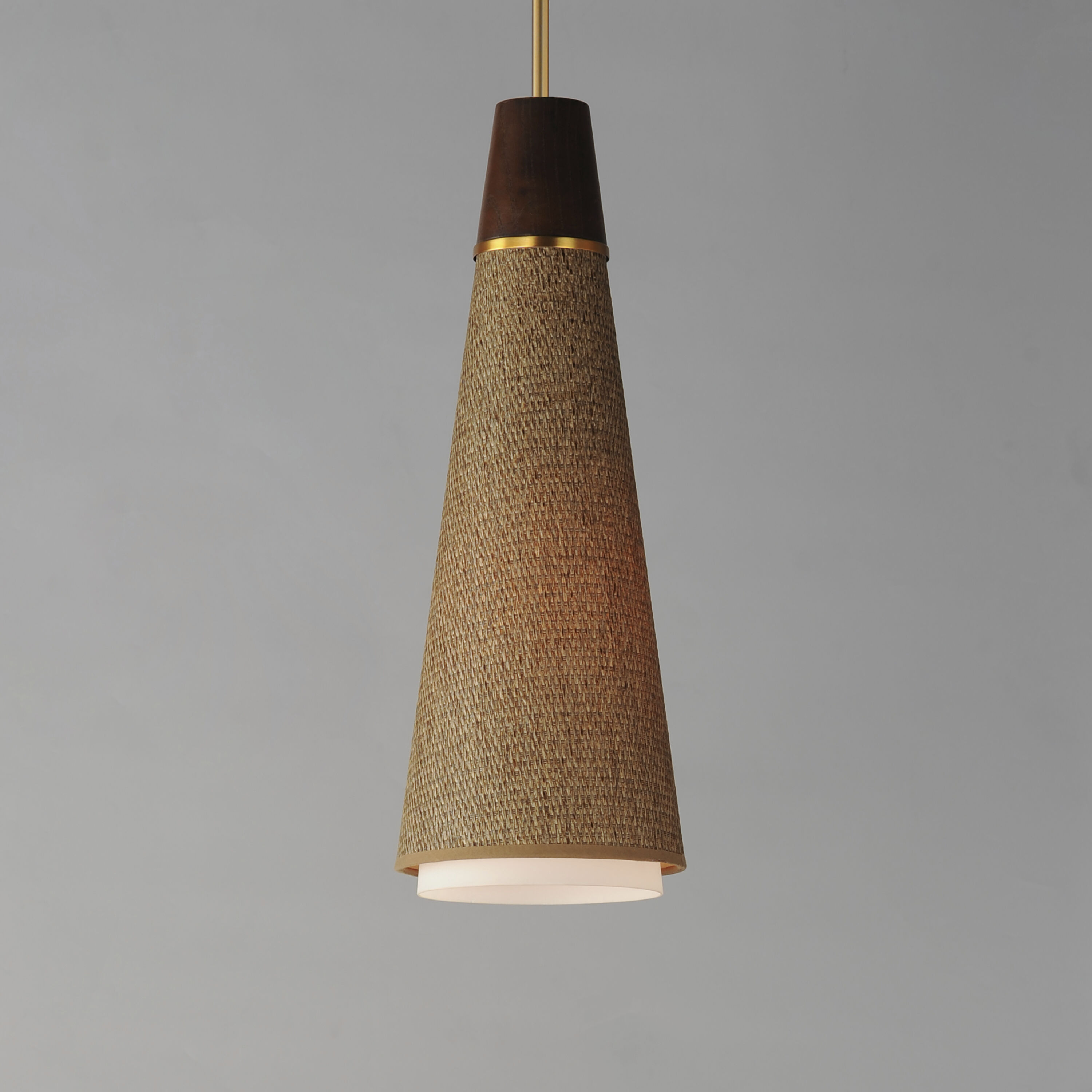 Sumatra 1 Light 7 inch Natural Aged Brass Single Pendant Ceiling Light