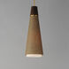 Sumatra 1 Light 7 inch Natural Aged Brass Single Pendant Ceiling Light