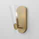 Armory 1 Light 5.75 inch Natural Aged Brass Wall Sconce Wall Light