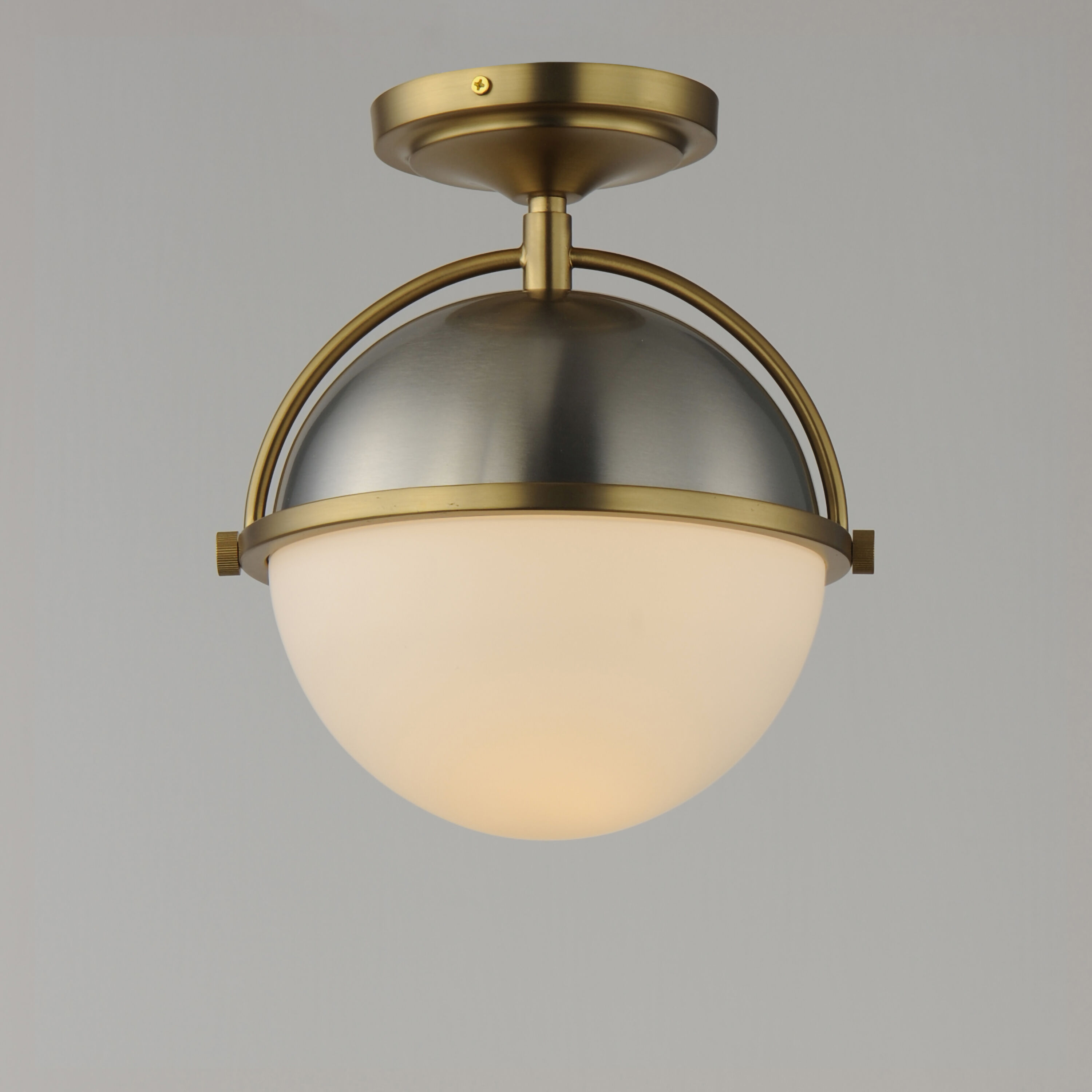 Maxim Lighting 12410SWSNSBR Duke 1 Light 9.5 inch Satin