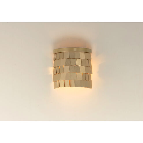 Glamour 2 Light 5 inch Champagne/Gold Wall Sconce Wall Light
