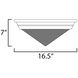 Hargreaves 3 Light 16.5 inch Natural Aged Brass Flush Mount Ceiling Light