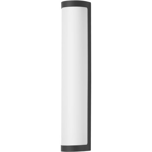 Halfpipe LED 26 inch Black Outdoor Wall Mount