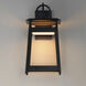 Pagoda LED 18.5 inch Black Outdoor Wall Mount