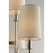 Uptown 5 Light 26 inch Satin Brass and Polished Nickel Chandelier Ceiling Light