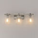 Cubos 3 Light 22.25 inch Satin Nickel Bath Vanity Wall Light