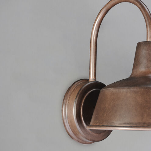 Pier M 1 Light 13 inch Empire Bronze Outdoor Wall Mount