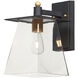 Chalet LED 13 inch Bronze and Gold Outdoor Wall Mount