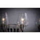 Goblet 4 Light 26.25 inch Black and Satin Nickel Bath Vanity Wall Light