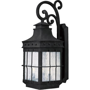 Nantucket 3 Light 23 inch Country Forge Outdoor Wall Mount