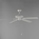 Super-Max 52 inch Matte White Indoor Ceiling Fan