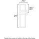 Strand VX LED 24 inch Black Outdoor Wall Mount