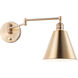 Library 1 Light 8 inch Heritage Wall Sconce Wall Light