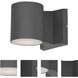 Lightray LED 4 inch Architectural Bronze Outdoor Wall Mount