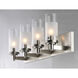 Crescendo 4 Light 25 inch Satin Nickel Wall Sconce Wall Light