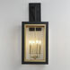 Neoclass 4 Light 29.75 inch Black and Gold Outdoor Wall Mount
