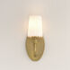 Durham 1 Light 5.75 inch Natural Aged Brass Wall Sconce Wall Light