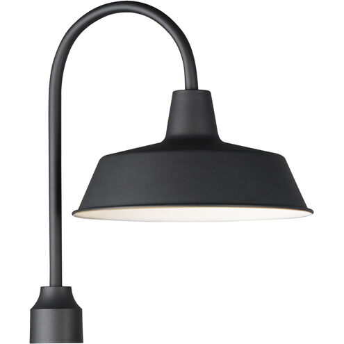 Pier M 1 Light 20.25 inch Black Outdoor Post Lantern, Post Lantern