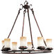 Notre Dame 8 Light 29.5 inch Oil Rubbed Bronze Single-Tier Chandelier Ceiling Light