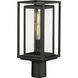 Cabana VX 1 Light 16.75 inch Black Outdoor Pole/Post Mount