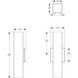Colombo LED 15 inch Antique Brass Outdoor Wall Mount
