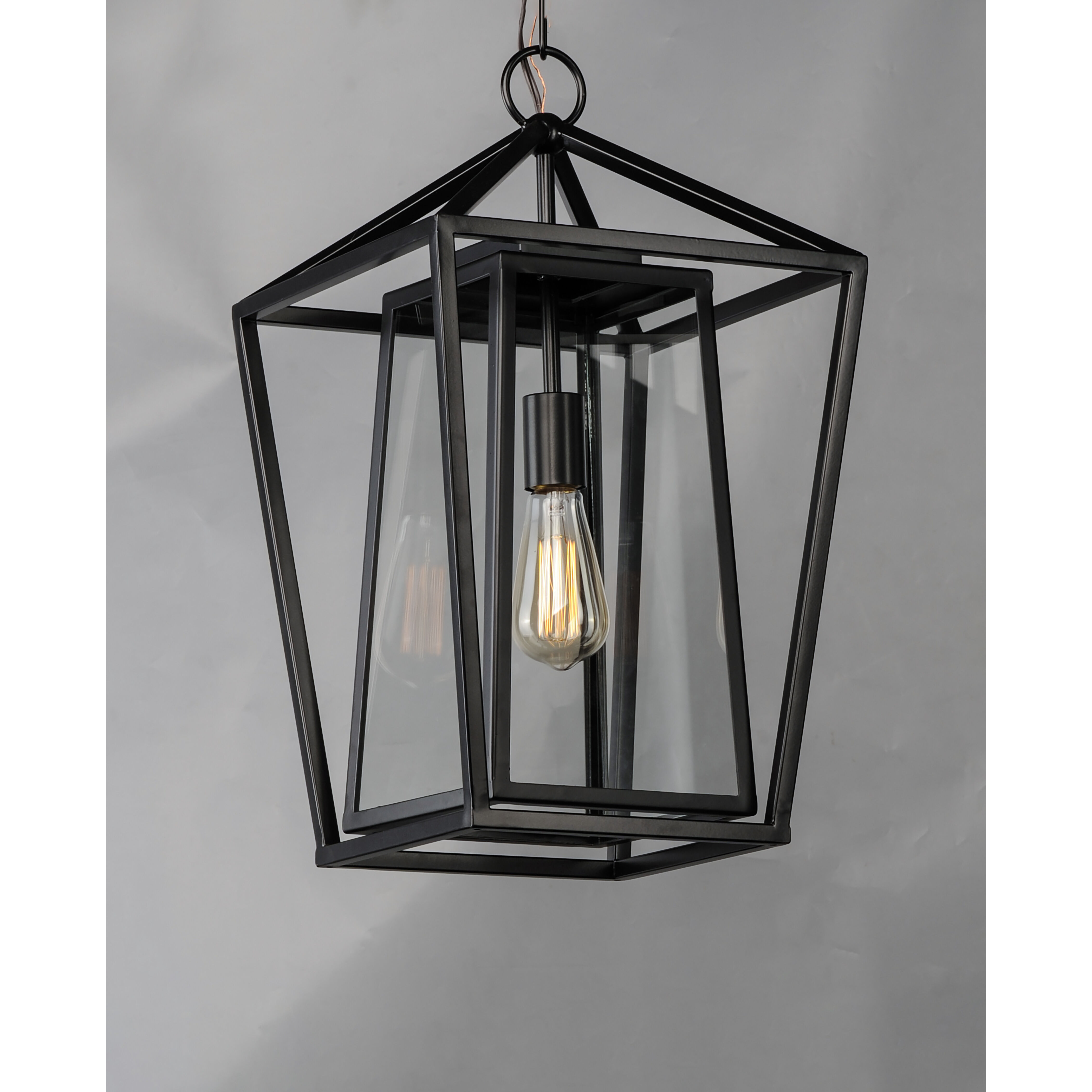 Maxim Lighting 3178CLBK Artisan 1 Light 12 inch Black