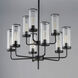 Crosby 9 Light 28 inch Black Chandelier Ceiling Light