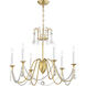 Plumette 6 Light 28.00 inch Chandelier