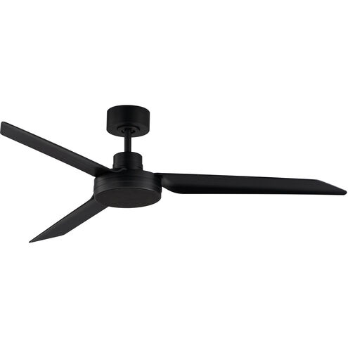 Ultra Slim 52 inch Black Outdoor Ceiling Fan