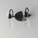 Ava 2 Light 13.5 inch Black Bath Vanity Light Wall Light