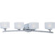 Elle 4 Light 29 inch Polished Chrome Bath Vanity Wall Light