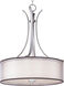 Orion 4 Light 22.5 inch Satin Nickel Single Pendant Ceiling Light