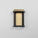 Rincon LED 10 inch Black and Gold Outdoor Wall Mount