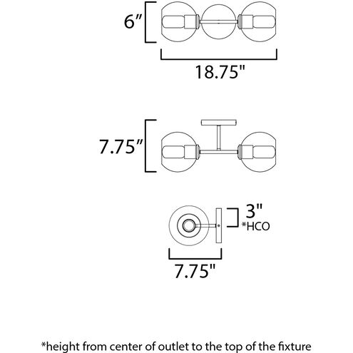 Knox 2 Light 17 inch Natural Aged Brass Wall Sconce Wall Light