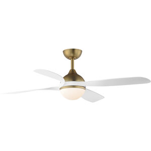 Bola 52 inch Natural Aged Brass Indoor Ceiling Fan