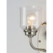 Acadia 1 Light 5 inch Satin Nickel Wall Sconce Wall Light