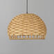 Tahiti 1 Light 14 inch Black Single Pendant Ceiling Light