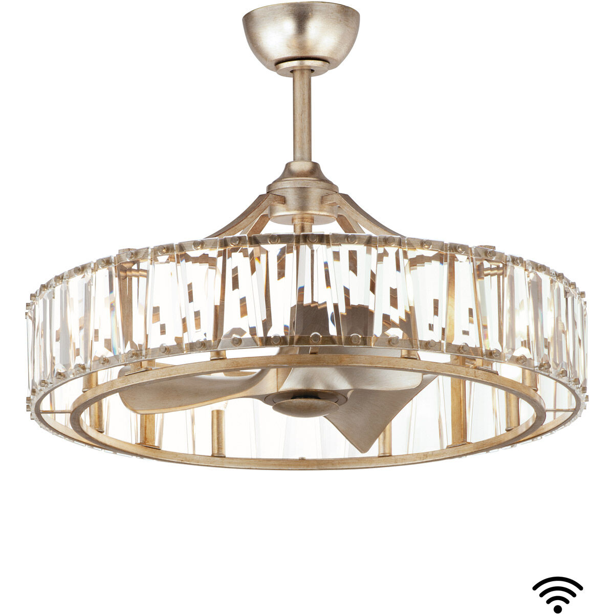 Odeon 33 inch Golden Silver Fandelight