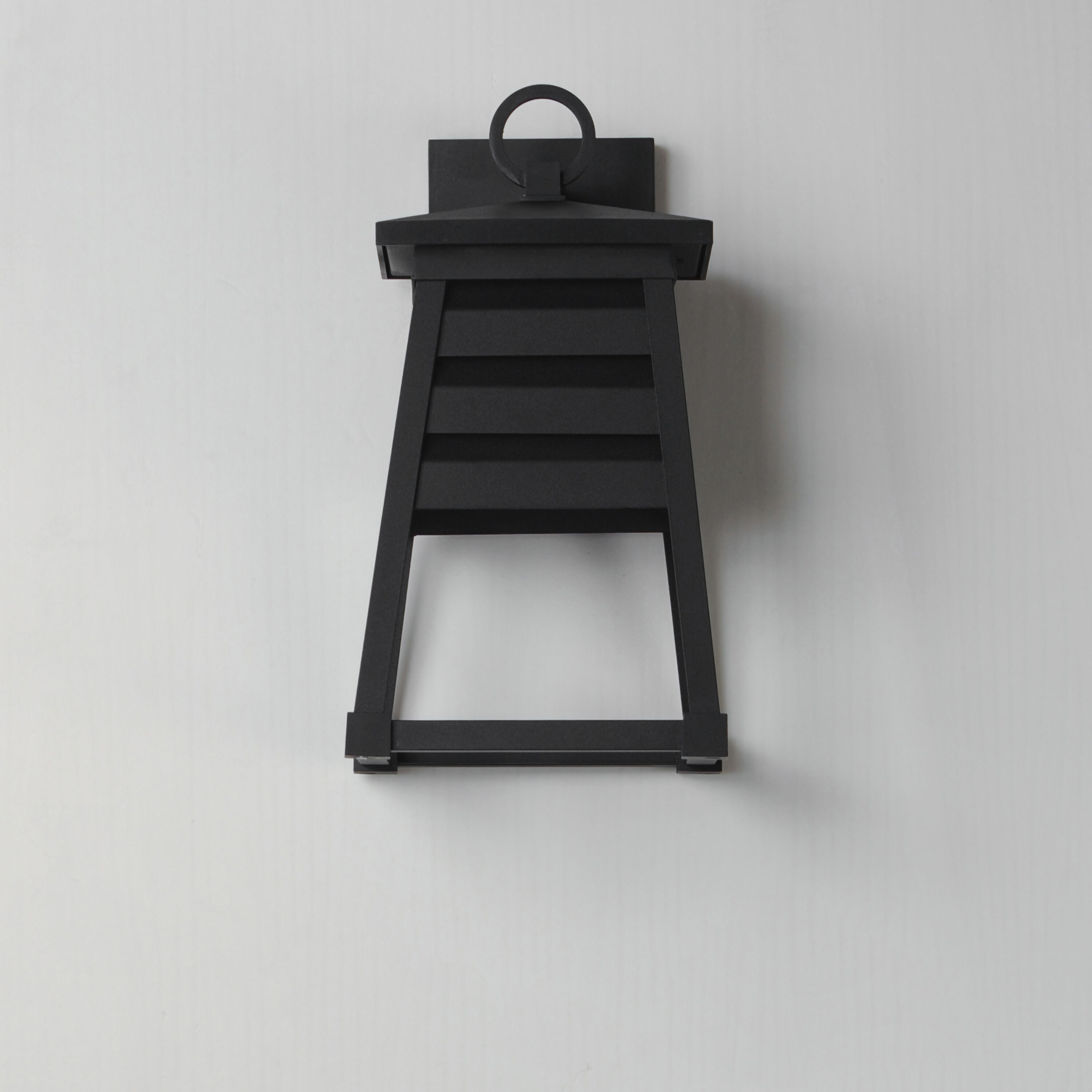 Shutters 1 Light 14 inch Black Outdoor Wall Mount