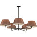 Dunbridge 5 Light 42 inch Antique Bronze Chandelier Ceiling Light