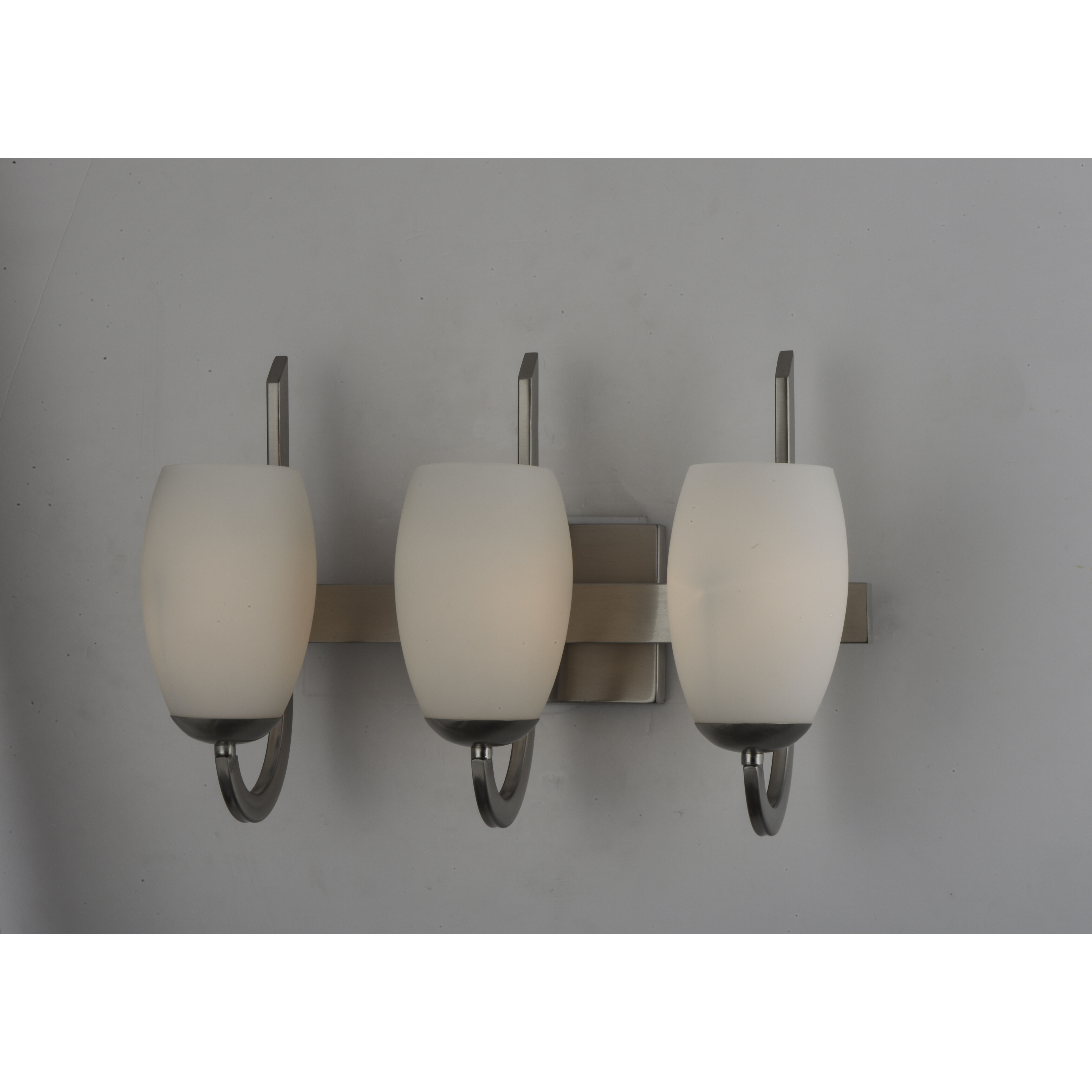 Taylor 3 Light 18 inch Satin Nickel Bath Vanity Wall Light