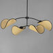 Bonnet 4 Light 9 inch Black Multi-Light Pendant Ceiling Light