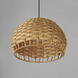 Tahiti 1 Light 14 inch Black Single Pendant Ceiling Light